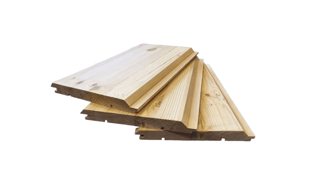 Карельский профиль хвоя 145(130)/20 сорт АВ 5 шт./упак 2,9 м2/упак, 4 метра