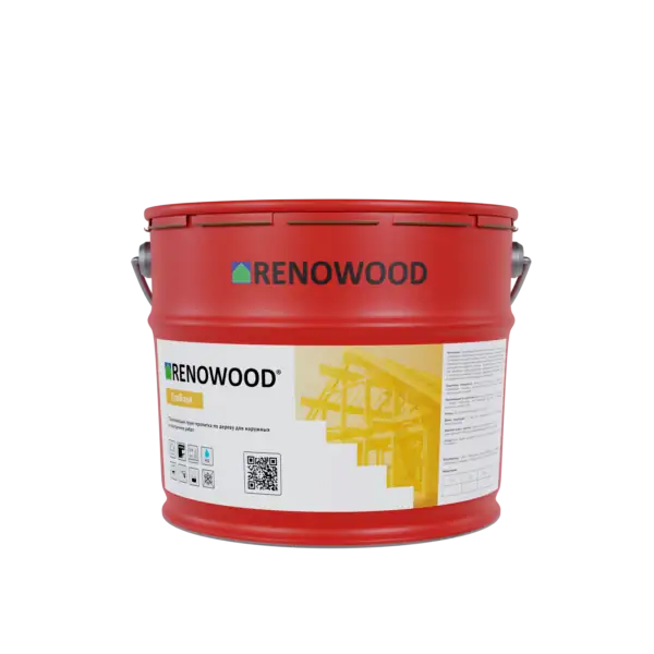 Грунтовочный антисептик RENOWOOD EcoBase для дерева — изображение 2