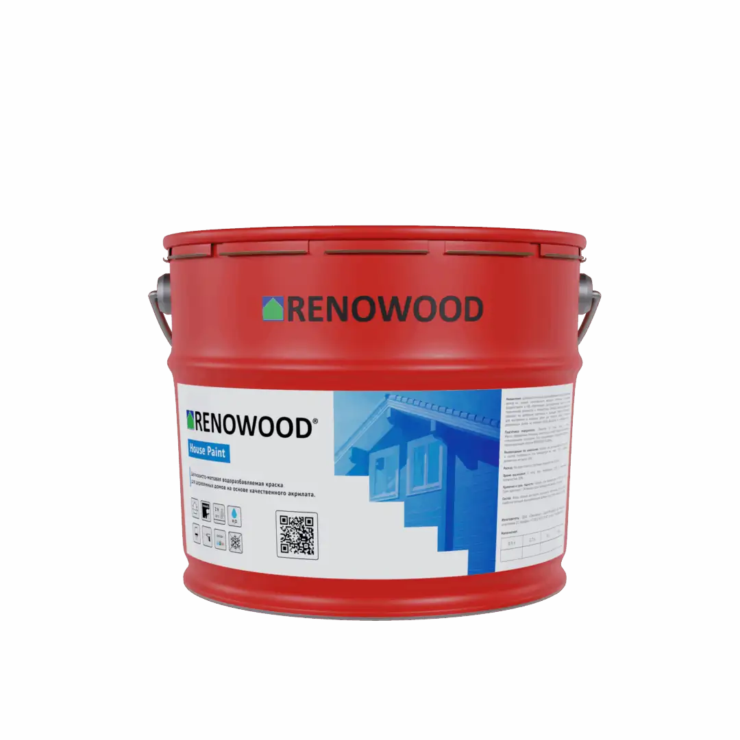 Краска RENOWOOD House Paint для деревянных фасадов — изображение 2