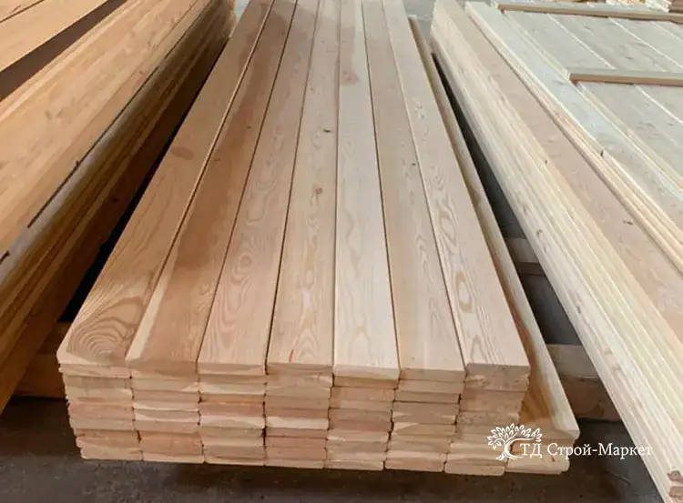 Прямой планкен Прима 2м 140×20×2000 мм сорт Прима