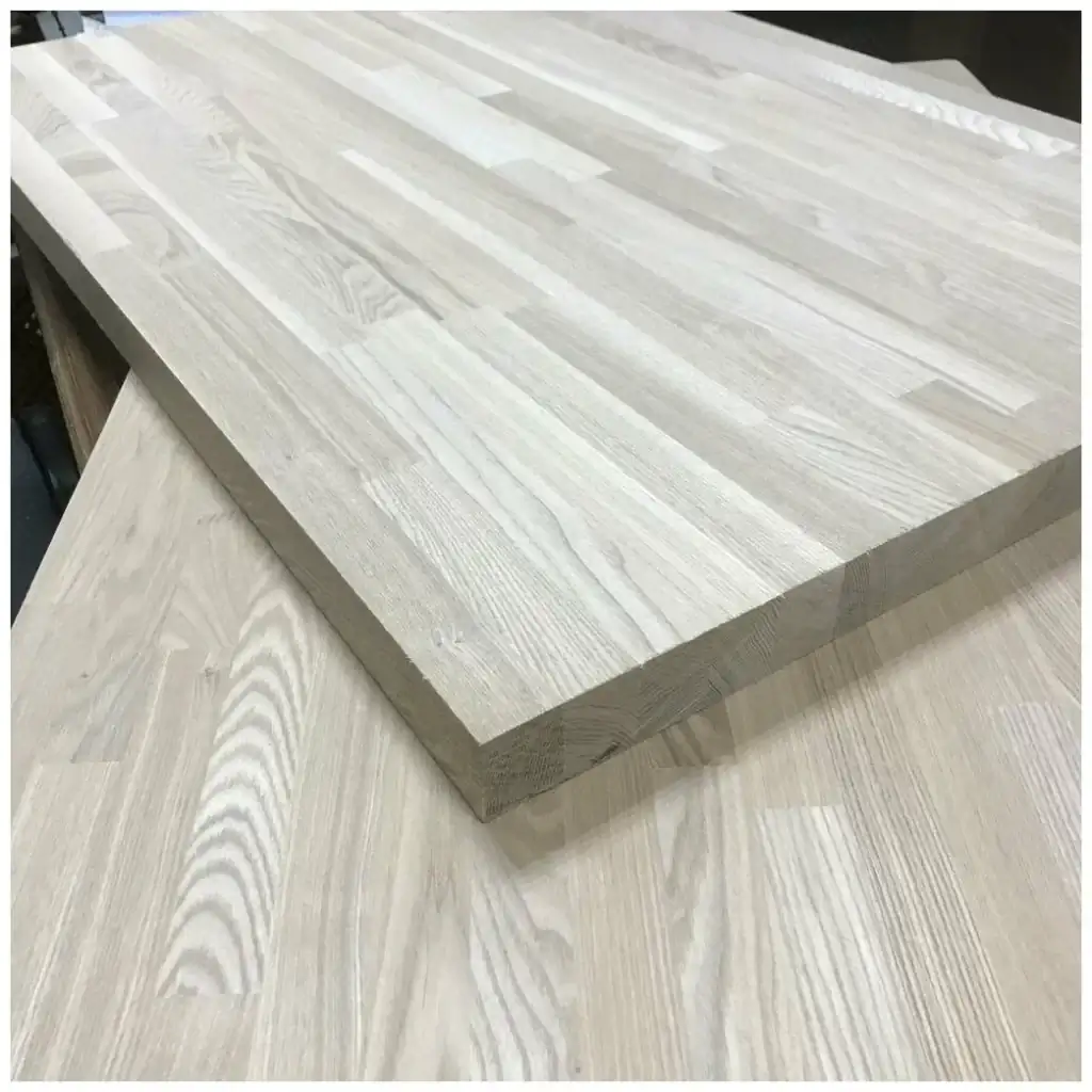 размер мебельного щита ясень АВ — 40 мм толщина, 600 мм ширина