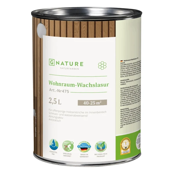 Воск-лазурь GNATURE 475 Bienenwachslasur