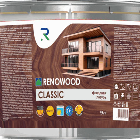 Лазурь RENOWOOD Classic для защиты древесины