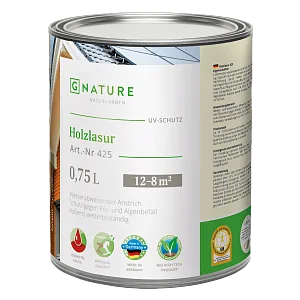 Масло-лазурь GNATURE 425 Holzlasur для дерева — ЛКМ для древесины