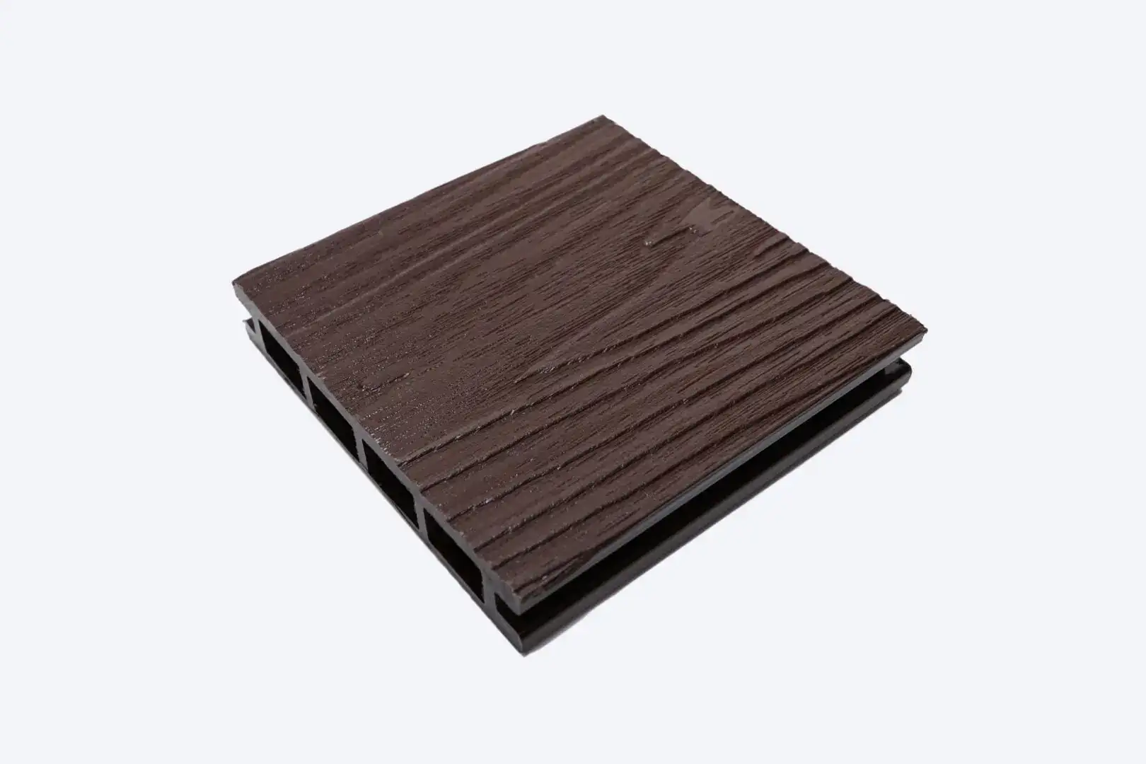 Серая террасная доска Strada 140×25 из МПК, длина 6 метров