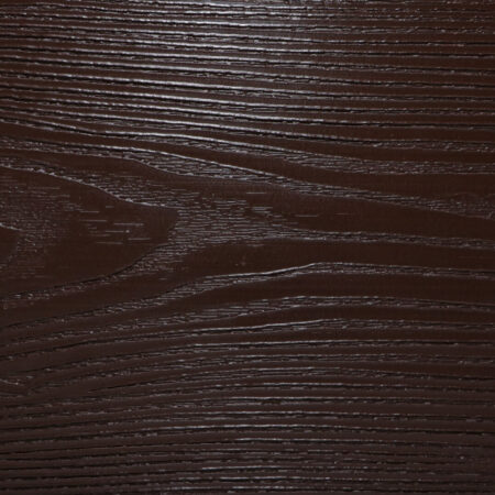 alt="Композитный штакетник Ottimo 4 м в цвете какао на участке в Санкт-Петербурге"