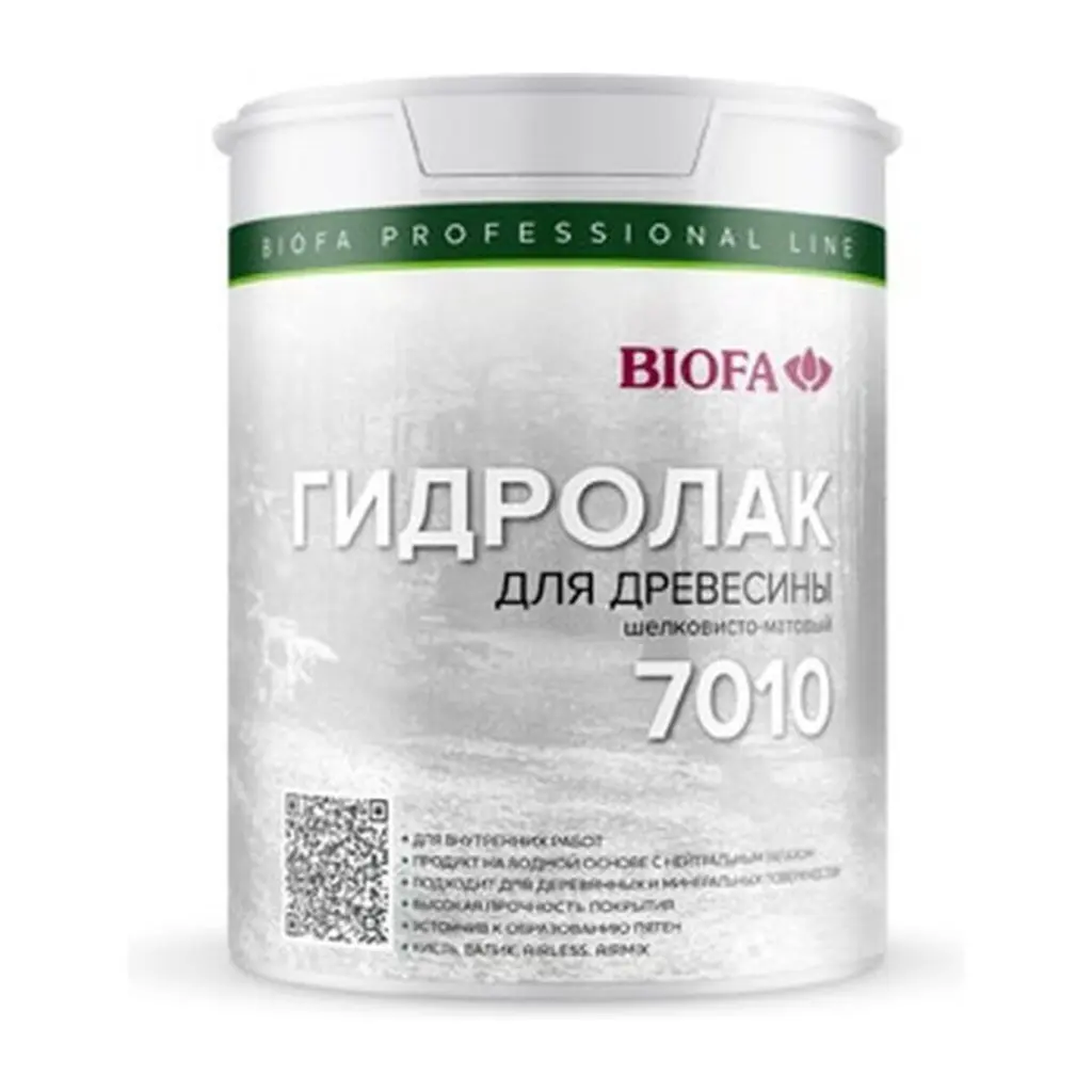 Гидролак BIOFA 7010 для дерева
