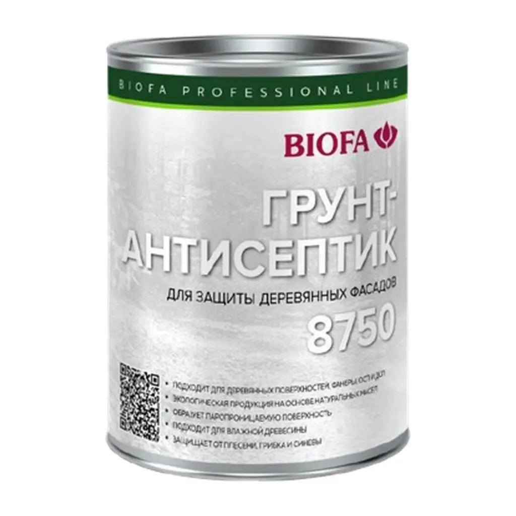 Грунт-антисептик BIOFA 8750 для дерева