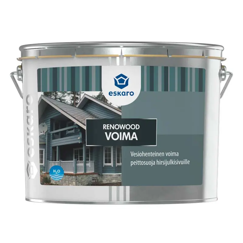 Кроющий антисептик RENOWOOD Voima для деревянных фасадов