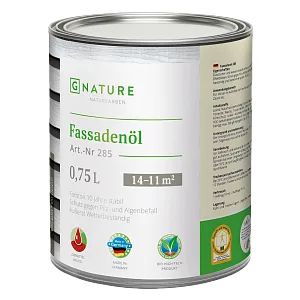 Масло GNATURE 285 Fassadenöl с эффектом металлик — ЛКМ для древесины