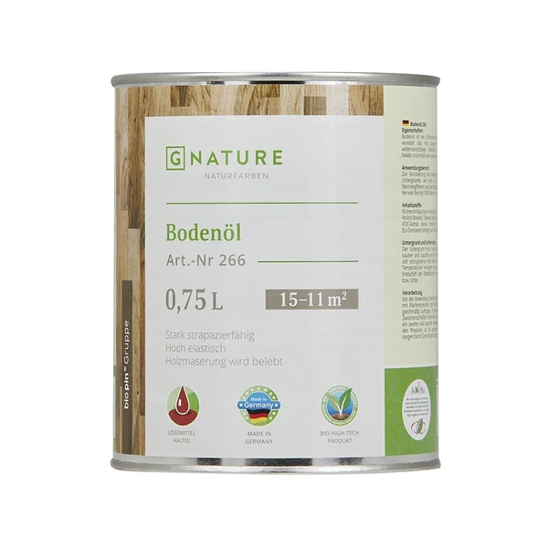 Масло для пола GNATURE 266 Bodenöl, 0,75 л