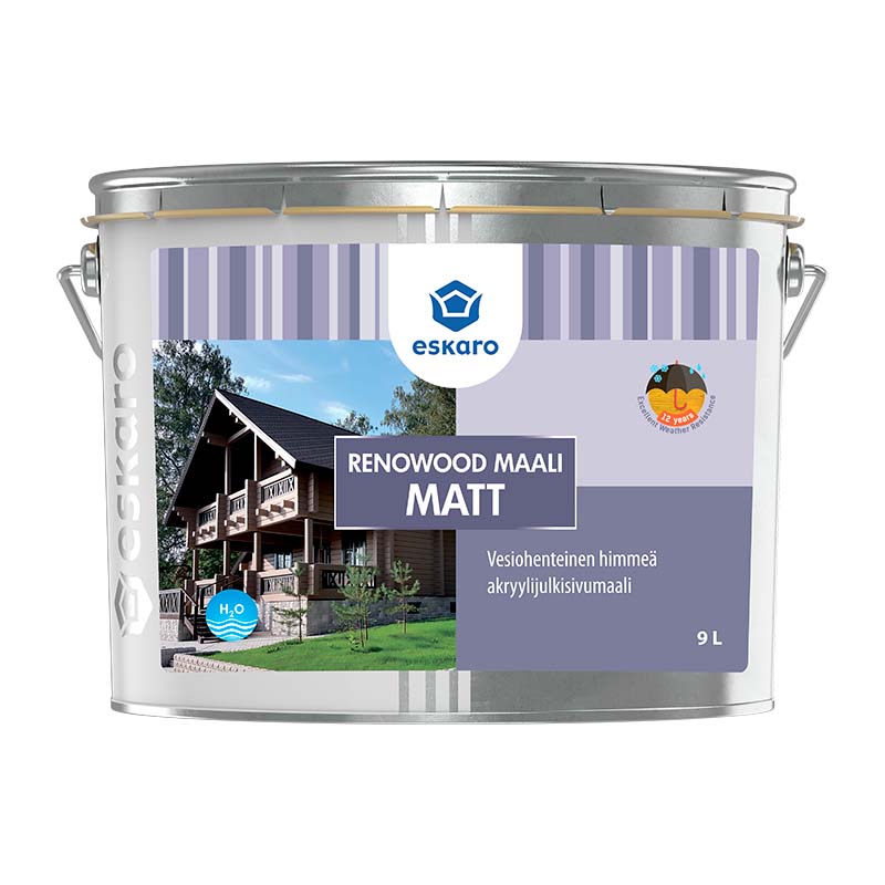 Матовая фасадная краска RENOWOOD Maali Matt для дерева