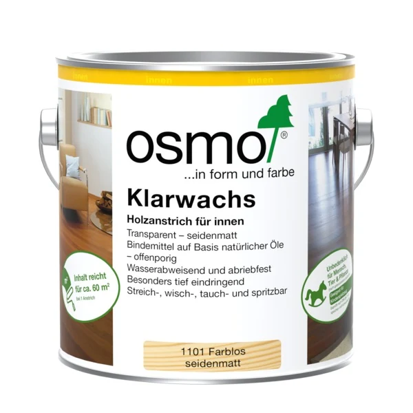 Масло OSMO Klarwachs 1101 бесцветное