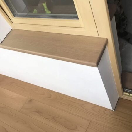 Подоконник из бука цельноламельный ручной работы, Санкт-Петербург