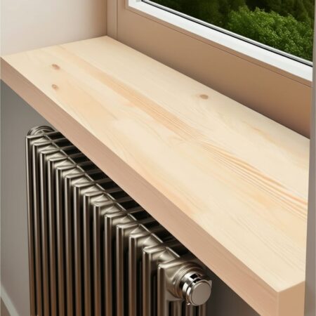 Подоконник из сосны сращенный ручной работы, Санкт-Петербург