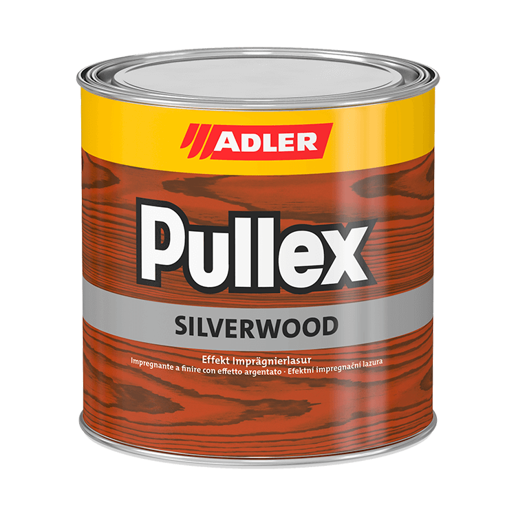 Лазурь ADLER Pullex Silverwood с эффектом серебра