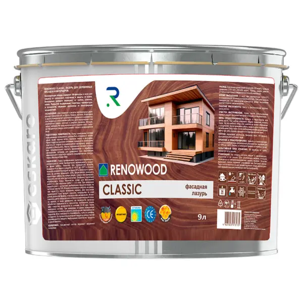 Лазурь RENOWOOD Classic для защиты древесины