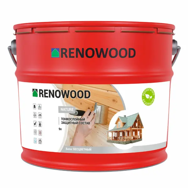 Защитный состав RENOWOOD Nature для деревянных интерьеров