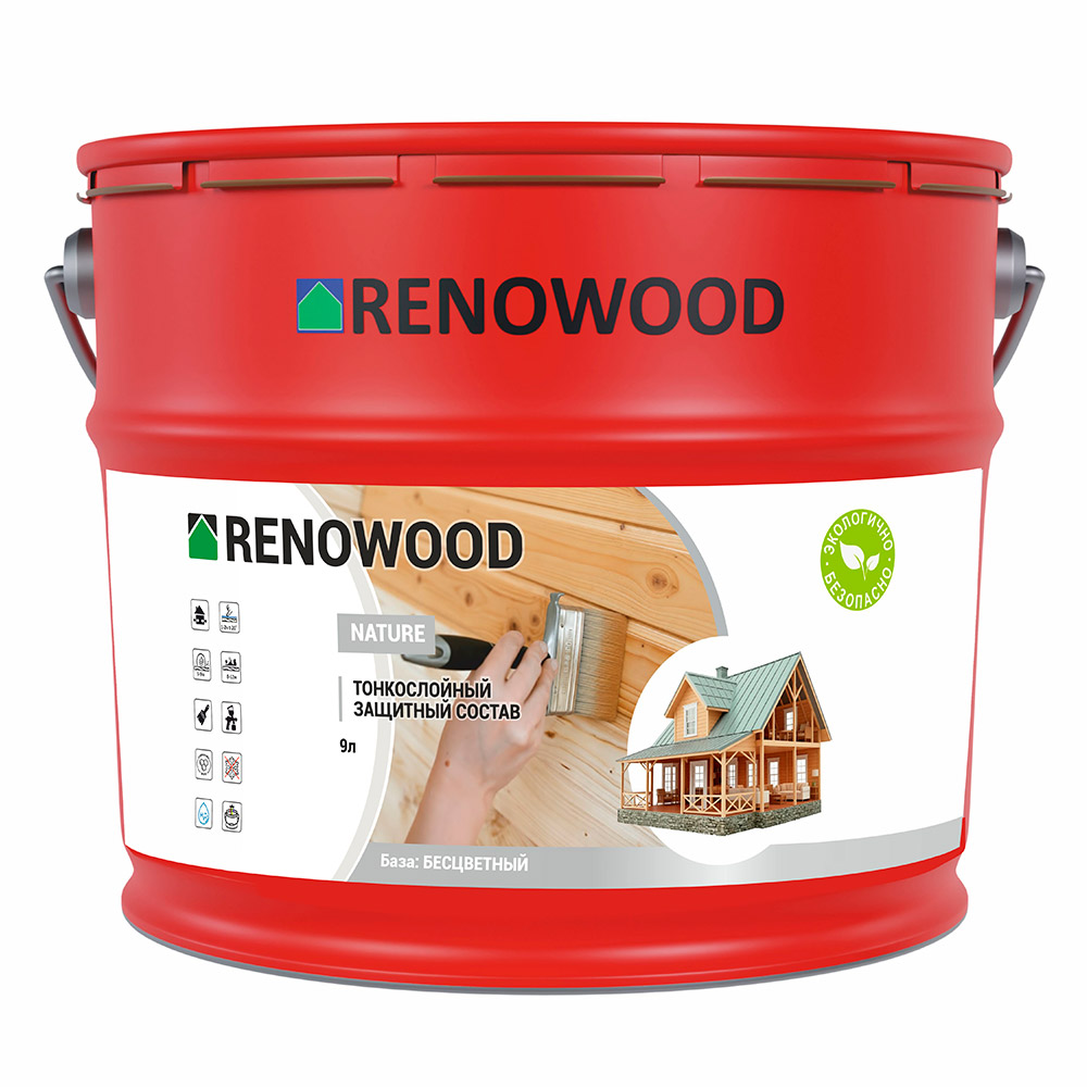 Защитный состав RENOWOOD Nature для деревянных интерьеров