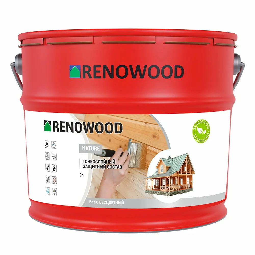 Защитный состав RENOWOOD Nature для деревянных интерьеров
