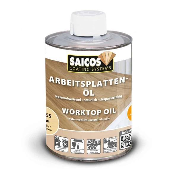 Масло SAICOS WorkTop Oil для деревянных столешниц