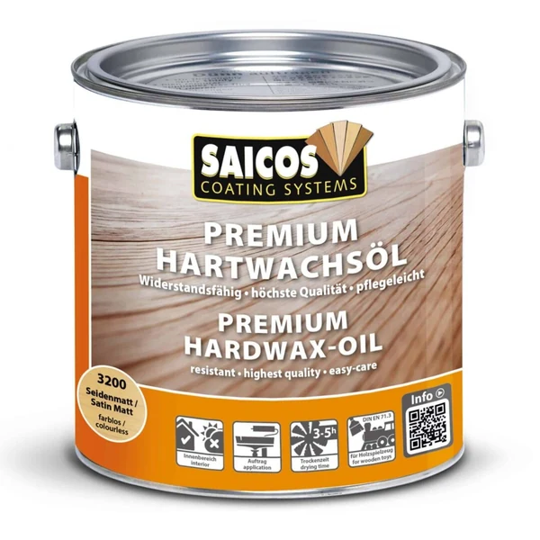 Масло с твердым воском SAICOS Premium Hartwachsöl для пола