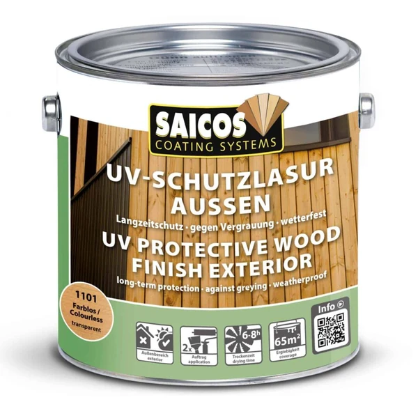 Лазурь SAICOS UV-Schutzlasur Außen с УФ-защитой