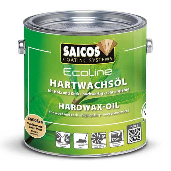 Масло с твердым воском SAICOS EcoLine Hartwachsöl для пола