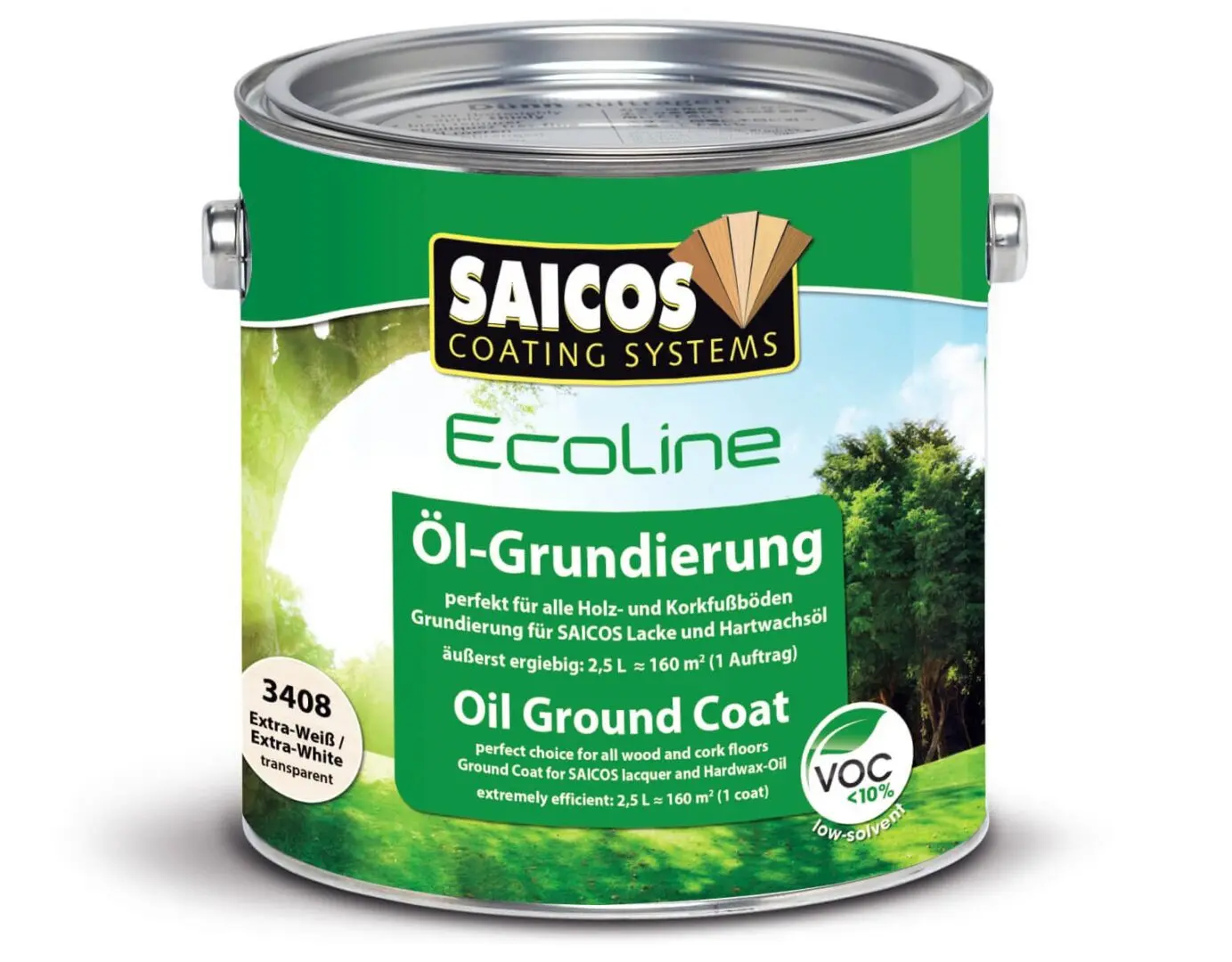 Цветная масляная грунтовка SAICOS EcoLine Öl-Grundierung для пола
