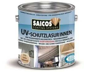 Лазурь SAICOS UV-Schutzlasur Innen с УФ-защитой для интерьера