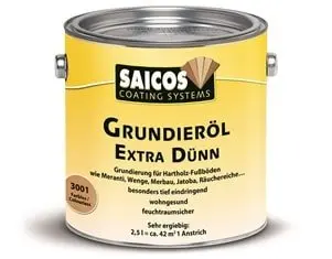 Грунтовочное масло SAICOS Grundieröl Extra Dünn для древесины