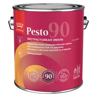 Эмаль Tikkurila Pesto 90 для дерева, высокоглянцевая