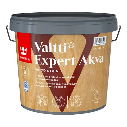Лазурь Tikkurila Valtti Expert Akva для наружной древесины