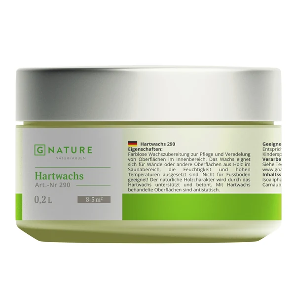 Твёрдый воск GNATURE 290 Hartwachs