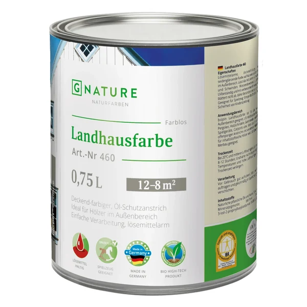 Укрывная краска GNATURE 460 Landhausfarbe