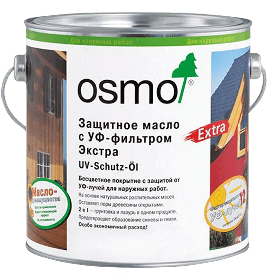 OSMO UV-Schutz-Öl Extra 420 бесцветное масло для дерева СПб